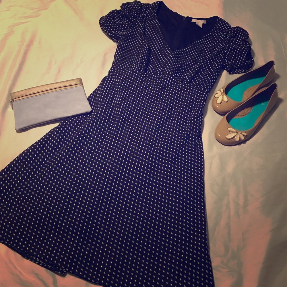 H&M Navy Slip Dress